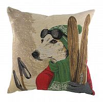 подушка с картинкой ski dogs greyhound в Нижнекамске