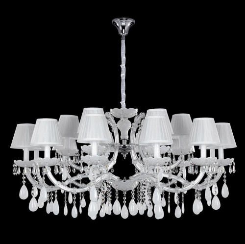 подвесная люстра crystal lux blanca sp18 белая в Нижнекамске