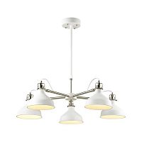 подвесная люстра odeon light lurdi 3331/5 белая в Нижнекамске