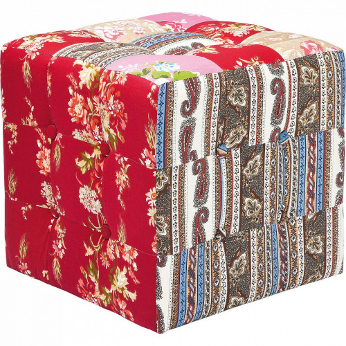 пуф patchwork красный в Нижнекамске