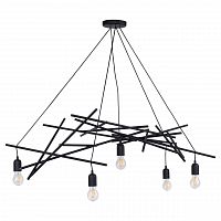 дизайнерская подвесная люстра spot light glenn 9222504 черная в Нижнекамске
