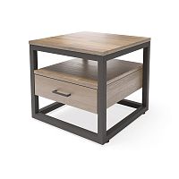 тумба neo loft шпон дуб натуральный/черный в Нижнекамске