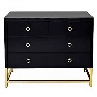 комод classic black черный, золото в Нижнекамске