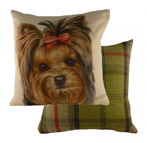 подушка с принтом waggydogs yorkie в Нижнекамске