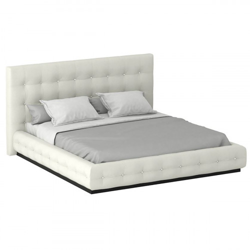 кровать двуспальная 160х200 белая kristal white в Нижнекамске
