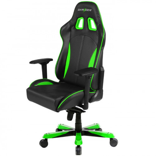кресло геймерское dxracer king ks57 черно-зеленое в Нижнекамске