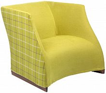 кресло vivienne armchair yellow checkerboard в Нижнекамске
