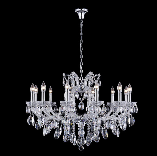 подвесная люстра crystal lux hollywood sp12 chrome в Нижнекамске