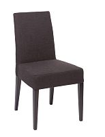 стул aylso dining chair кожа тёмно-коричневая в Нижнекамске