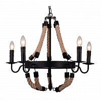 подвесная люстра arte lamp marsiglia a8956lm-5bk в Нижнекамске
