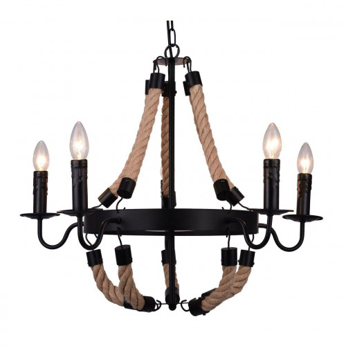 подвесная люстра arte lamp marsiglia a8956lm-5bk в Нижнекамске