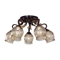 потолочная люстра idlamp brauni 474/5pf-blackpatina в Нижнекамске