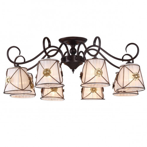 потолочная люстра arte lamp 72 a5495pl-8br в Нижнекамске