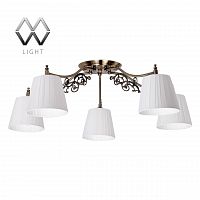 потолочная люстра mw-light моника 372011105 белая в Нижнекамске
