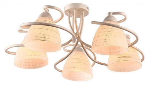 потолочная люстра arte lamp fabia a1565pl-5wg в Нижнекамске