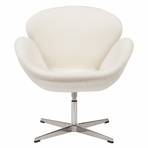 кресло swan chair кремовое в Нижнекамске