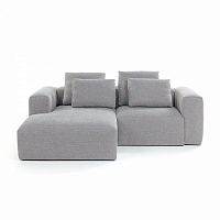 диван blok sofa 2 левый угол светло-серый от la forma (ex julia grup) в Нижнекамске