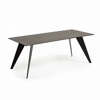 стол nack 200x100 черный c368k09 от la forma (ex julia grup) в Нижнекамске