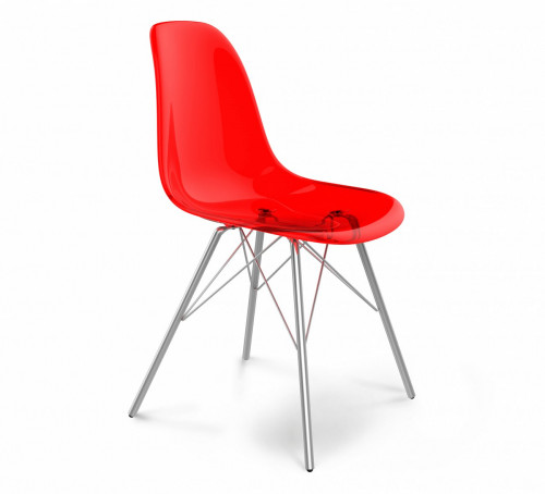 стул dsr красный s37 (eames style) в Нижнекамске