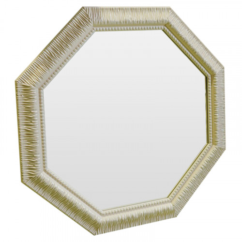 зеркало восьмиугольное бежевое с резьбой cozy beige в Нижнекамске