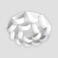 потолочная светодиодная люстра ambrella light orbital cloud fc18/15 wh 300w d1040 в Нижнекамске