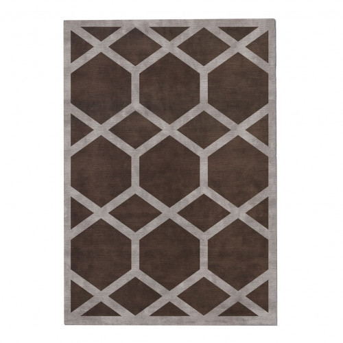 ковер ashton cocoa 150x220 коричневый в Нижнекамске