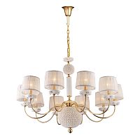 подвесная люстра crystal lux adagio sp10 белая в Нижнекамске