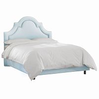 кровать двуспальная 180х200 голубая kennedy french blue в Нижнекамске