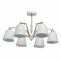 потолочная люстра mw-light таун 6 691011906 белая в Нижнекамске