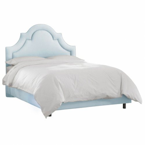 кровать двуспальная 180х200 голубая kennedy french blue в Нижнекамске
