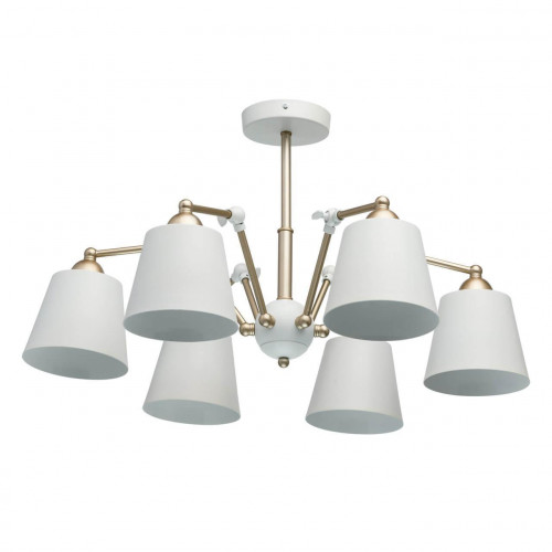 потолочная люстра mw-light таун 6 691011906 белая в Нижнекамске