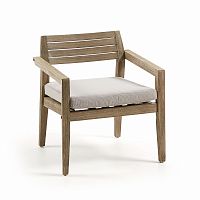 кресло climby из эвкалипта серое от la forma (ex julia grup) в Нижнекамске