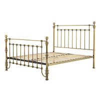 кованая двуспальная кровать 180х200 золотая blaine в Нижнекамске