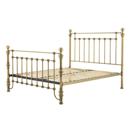 кованая двуспальная кровать 180х200 золотая blaine в Нижнекамске