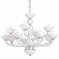 люстра дизайнерская ideal lux casanova белая, хром в Нижнекамске