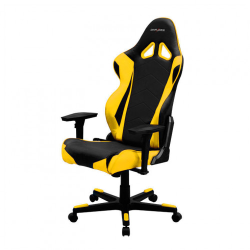 кресло геймерское dxracer racing re0 черно-желтое в Нижнекамске