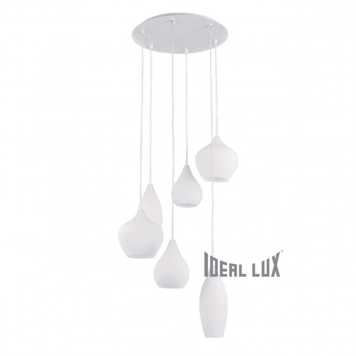 подвесная люстра ideal lux soft sp6 bianco в Нижнекамске