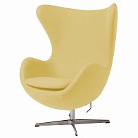кресло egg chair желтое в Нижнекамске