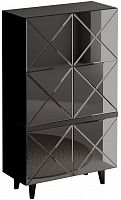 шкаф kristal с декором черный в Нижнекамске