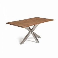 стол arya 180x100 st.steel matt, античный дуб c790m90 от la forma (ex julia grup) в Нижнекамске