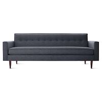 диван bantam sofa большой прямой пепельно-серый в Нижнекамске