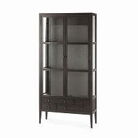 книжный шкаф altino витрина коричневый в Нижнекамске