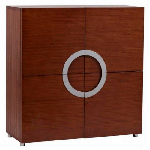 комод lotus walnut коричневый в Нижнекамске