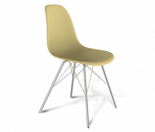 стул dsr бежевый s37 (eames style) в Нижнекамске