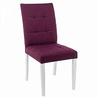 стул деревянный madina white / fabric purple в Нижнекамске
