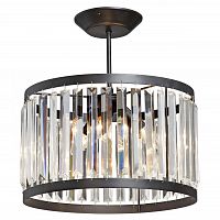 потолочная люстра vitaluce v5129-1/3pl черная в Нижнекамске