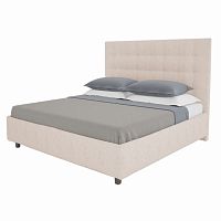 кровать двуспальная 160х200 светло-бежевая royal black в Нижнекамске
