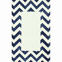 ковер zig zag синий с квадратом 200х280 в Нижнекамске