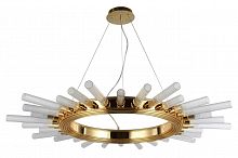 подвесная люстра crystal lux fair sp15 gold d1000 золото в Нижнекамске