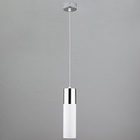 подвесной светильник eurosvet double topper 50135/1 led хром/белый в Нижнекамске